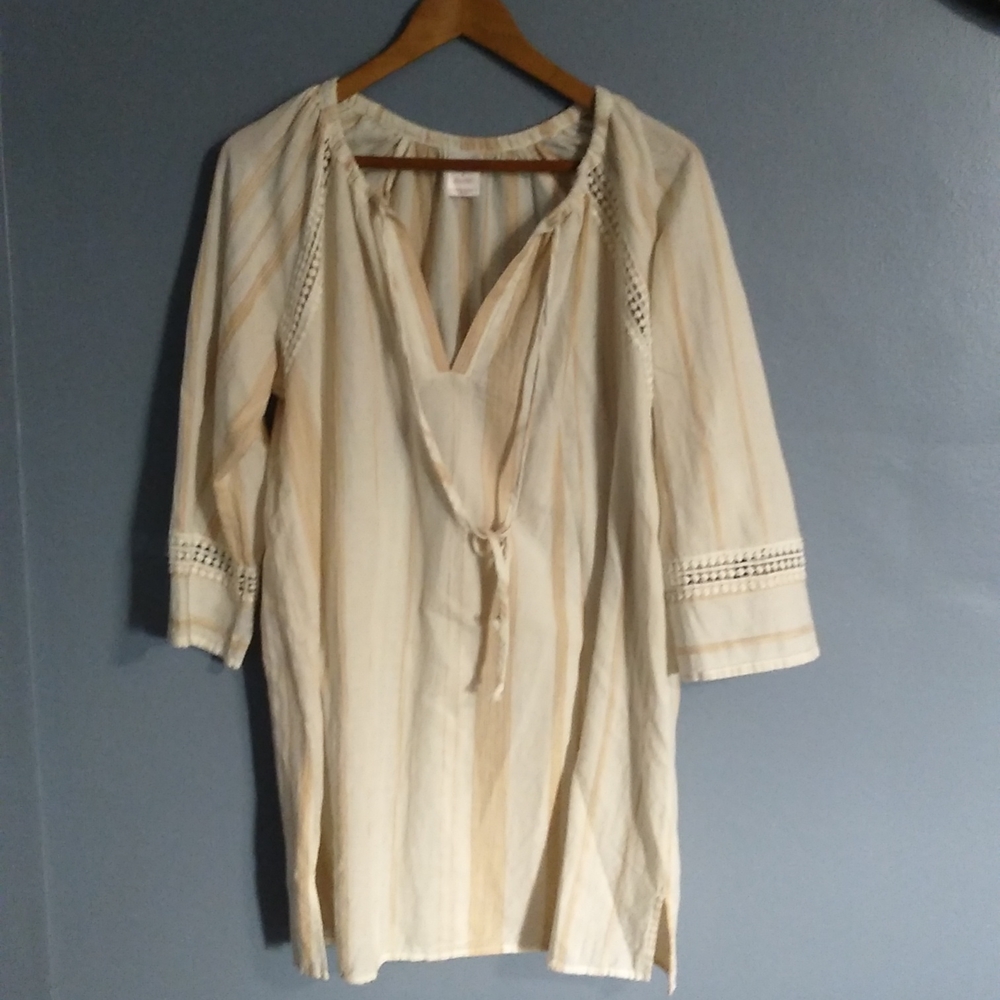 Merona Women's Cotton 3/4 Sleeve Blouse